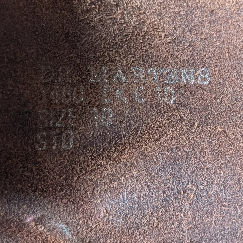 Vintage Dr. Martens 1460 "The Original" Men's Brown Leather Boots SZ. 10 - Picture 7 of 9